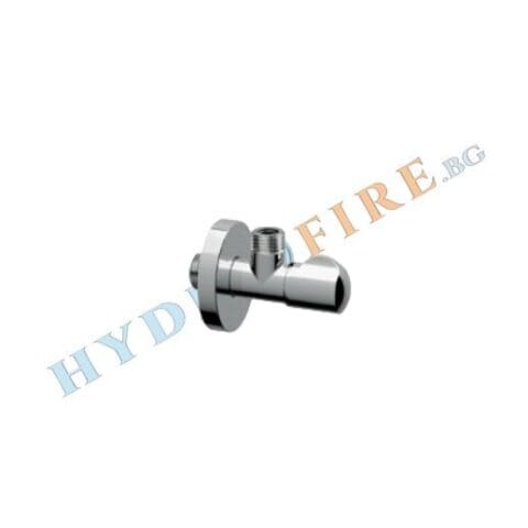 Дизайнерски кран ъглов - LINEA ХРОМ