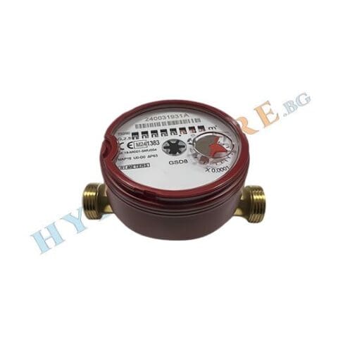 Водомер със сух ролков брояч B METERS - 2.5 м³ - сух - Т.В. - за дистанционно отчитане GSD8-I