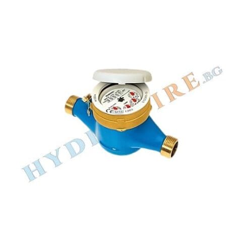 Многоструен водомер с мокър ролков (комбиниран) брояч за студена вода 12 м³