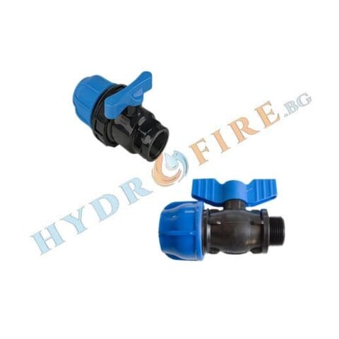 ПЕ Сферичен кран - М / Ж