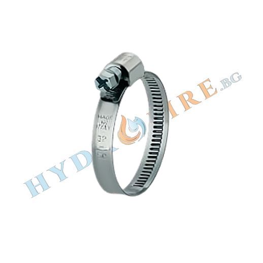 Скоба неперфорирана за водно съединение - неръждаема