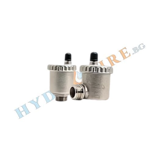 Автоматичен обезвъздушител прав матиран никел