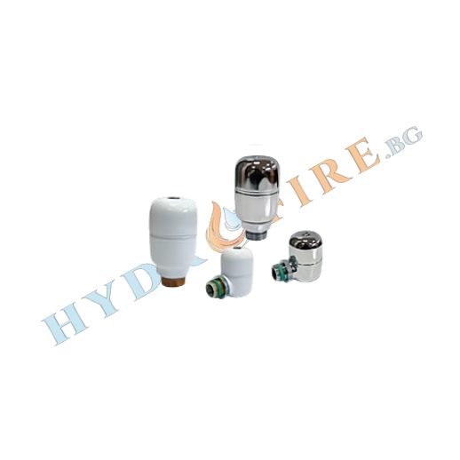 Автоматичен обезвъздушител прав COLOMBO - бял цвят