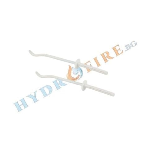 Конзоли с дюбел за алуминиев радиатор к-кт - бели