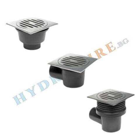 Пластмасов сифон с неръждаема решетка и рамка ТЕЖЪК МОДЕЛ