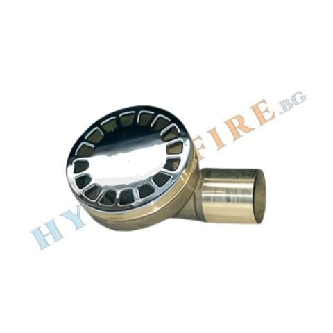 Сифон подов месингов рогов кръгъл - тежък модел