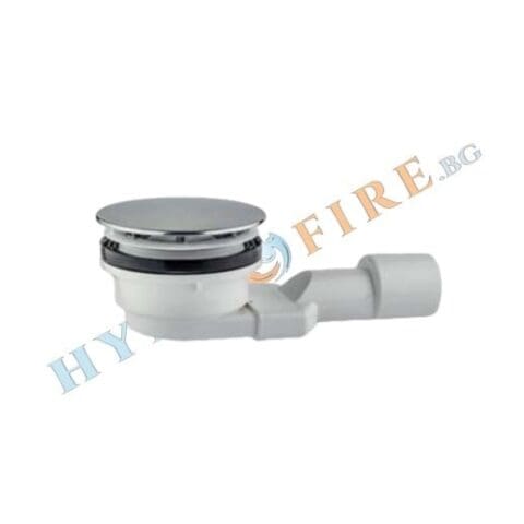 Сифон за поддушово корито - пластмасов нисък