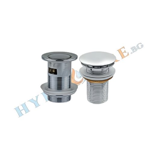 Месингово витло за умивалник CLICK-CLACK ARTE CHROME