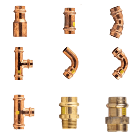 Медни и бронзови прес-фитинги FRABO