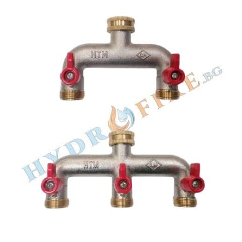 Колектор с вентили за градинско напояване