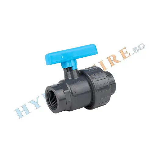 PP сферичен кран Plimat 10bar вътрешна - вътрешна резба