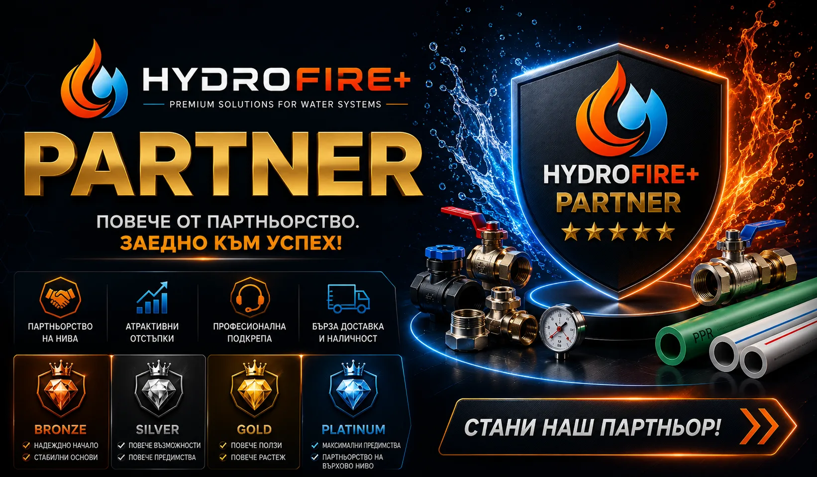 HydroFire+ Партньорска програма