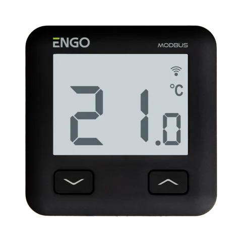 ENGO Wi-Fi Термостат с MODBUS, 230V, черен