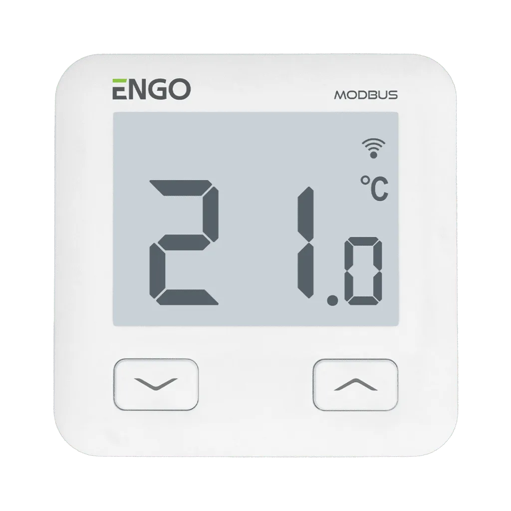 ENGO Wi-Fi Термостат с MODBUS, 230V, бял
