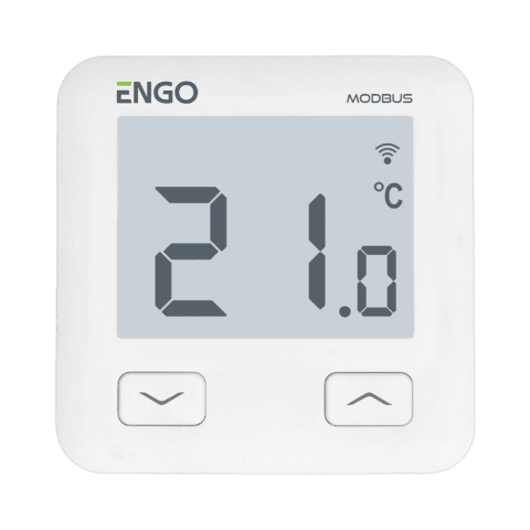 ENGO Wi-Fi Термостат с MODBUS, 230V, бял