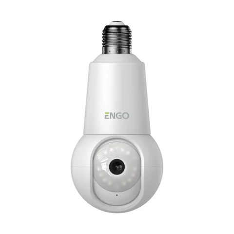 ENGO Смарт Wi-Fi камера за лампа E27, фасунга E27 110~240 V AC