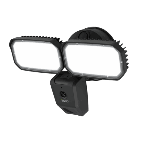 ENGO WiFi смарт камера с 2 източника на светлина, Full HD 4MP, 2560*1440P, 230V AC (25Watt max), външна