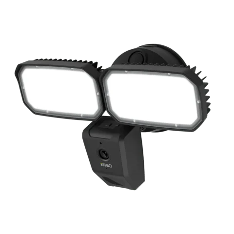 ENGO WiFi смарт камера с 2 източника на светлина, Full HD 4MP, 2560*1440P, 230V AC (25Watt max), външна