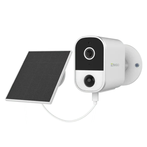ENGO Смарт Wi-Fi камера с батерия и соларен панел, захранване 5V DC USB Typ C, външна употреба
