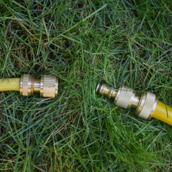 Бърза връзка за маркуч двойна Hydro-Fix месинг