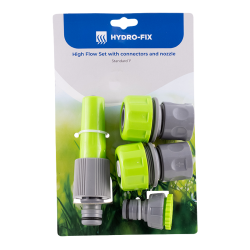 Комплект бързи връзки със струйник Hydro-Fix High Flow 1"