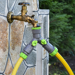 Двоен разпределител за маркуч Hydro-Fix Standard с кранчета