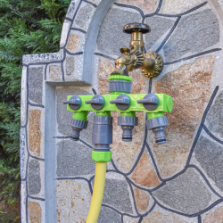 Четирипътен разпределител за маркуч Hydro-Fix Standard с кранчета