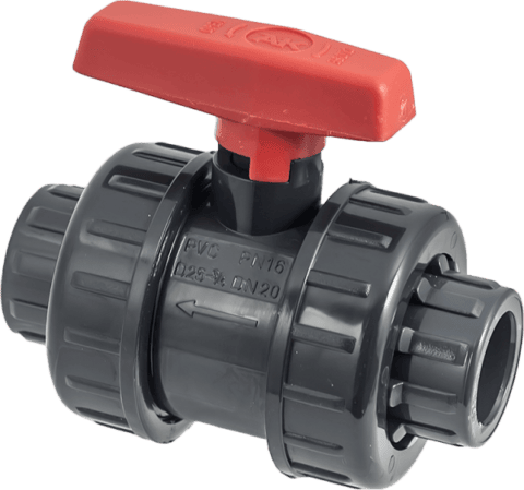 PVC Кран за лепене Mega Safe с два холендъра Plimat