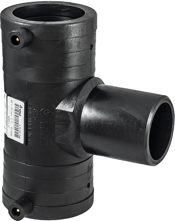 Електрофузен тройник 90º SDR 11 PN16 – 75 mm
