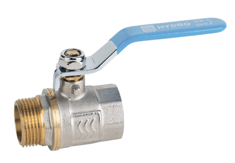 Сферичен кран МЖ Hydro лек модел - месинг, 1/2" – 0402165