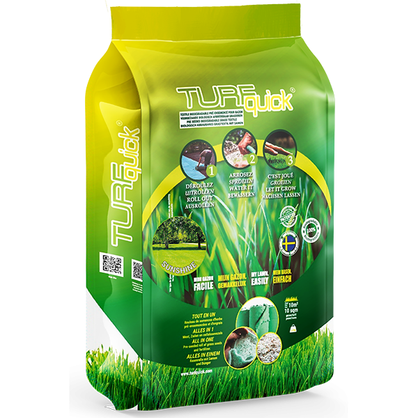 Тревна ролка за слънчеви терени SUNSHINE TURFquick® – Площ 10 m² / 0,8 x 12,5 m