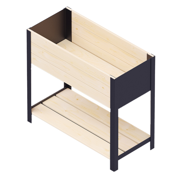 Сандък от дърво Upyard Modernbox High – 58 cm / Обем 41 Lt