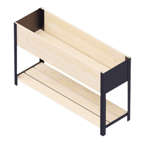 Сандък от дърво Upyard Modernbox High – 78 cm / Обем 55 Lt