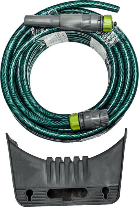 Маркуч Hydro-Fix с поставка за стена и фитинги