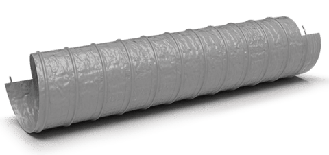 Огнеустойчив маркуч за горещ въздух EOLO TERMORESISTENTЕ – 110 mm / 300 gr/m / Радиус на огъване 55 mm