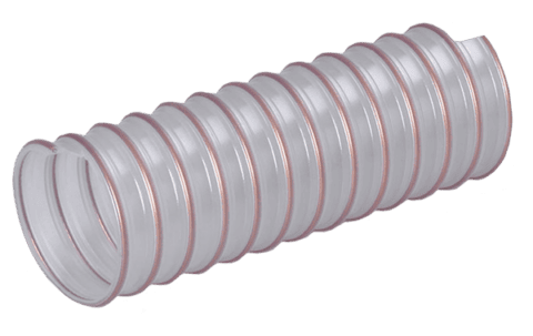 Полиуретанов маркуч с метална спирала NEXT 09 – 110 mm / 965 gr/m / Радиус на огъване 145 mm / Вакуум 2 m H2O / 20 m