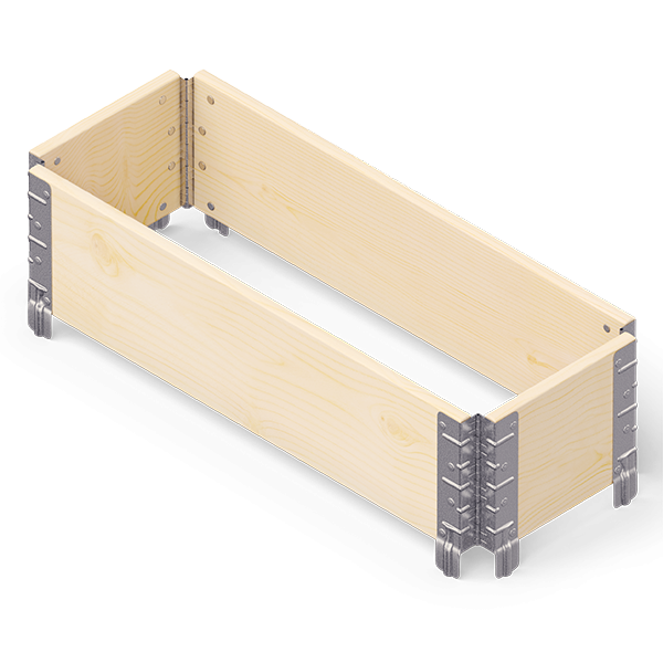 Градинска повдигната леха от дърво Upyard – 80 cm / Ширина 30 cm / Обем 38,5 Lt