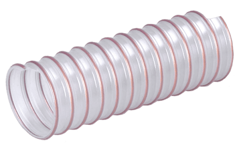 Полиуретанов маркуч с метална спирала NEXT 07 – 50,8 mm / 365 gr/m / Радиус на огъване 50 mm / Вакуум 2 m H2O