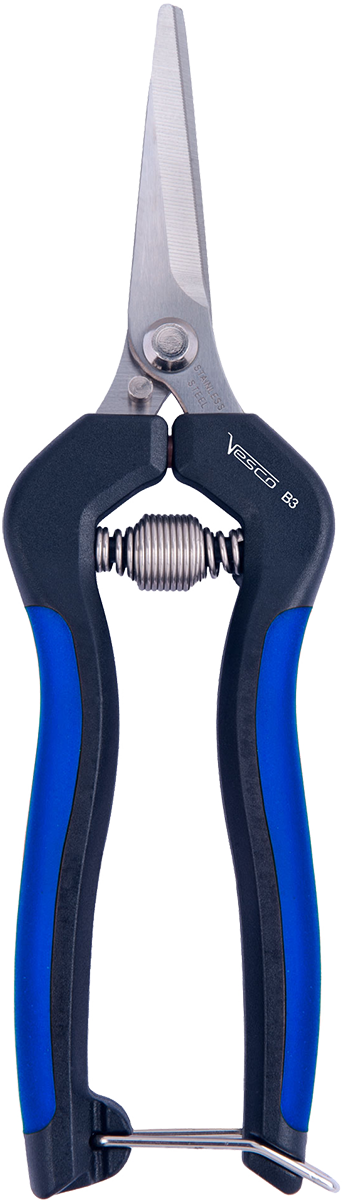 Ножица за бране и почистване Vesco B3 с извити остриета
