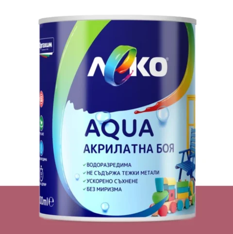 Леко AQUA акрилатна боя Satin – Далия — 600 мл