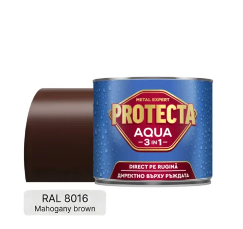 Protecta 3in1 Aqua – т.кафяв RAL 8016 — 500 мл