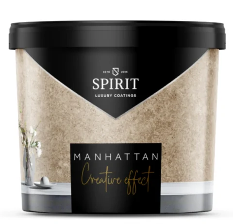 Декоративна боя за стени с кадифено-перлен ефект Spirit Manhattan Light 2.5л