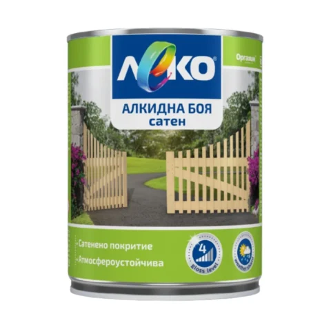 Леко алкидна боя сатен – бежева — 2.5 л