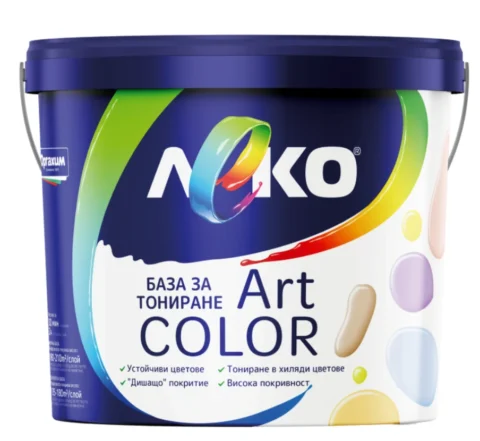 ЛЕКО База за тониране Art Color транспарентна — 14.3 л