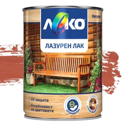 Леко лазурен лак за дърво – череша — 650 мл