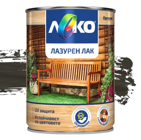 Леко лазурен лак за дърво – кестен — 2.5 л
